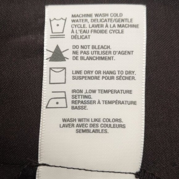 2 / $30.00 - Denver Hayes Ladies Size 6 Dark Brown Pull On Style Capri Pants - Picture 5 of 9